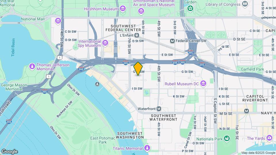 619 H St SW Mapa y Detalles de la Ubicación