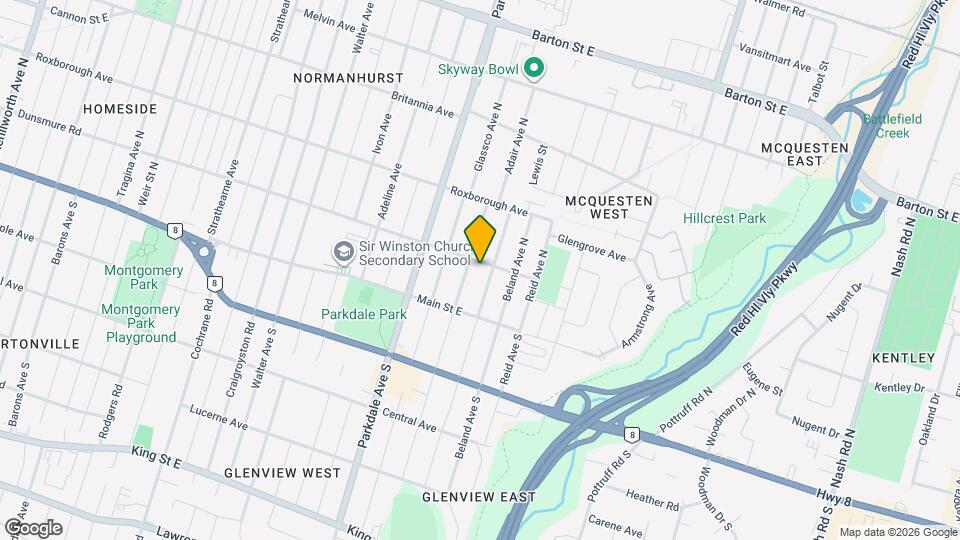 1210 Dunsmure Rd Map and Location Details
