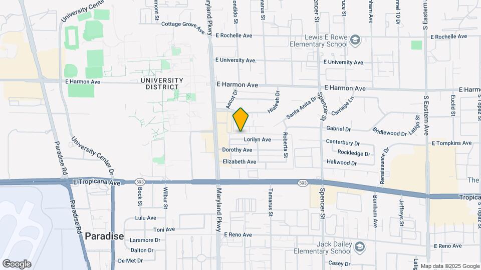 1344 Lorilyn Ave Map and Location Details