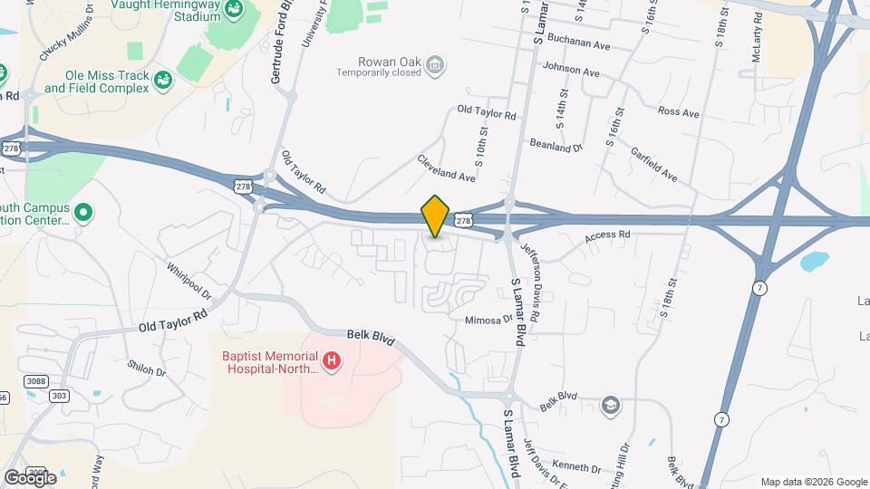 908 Park Lane Map and Location Details