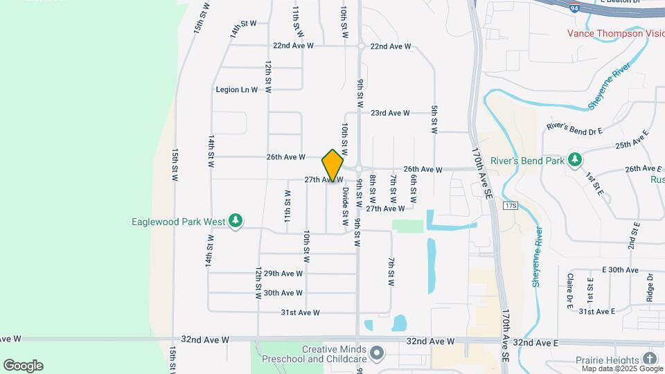 2707 Westwood St W Map and Location Details
