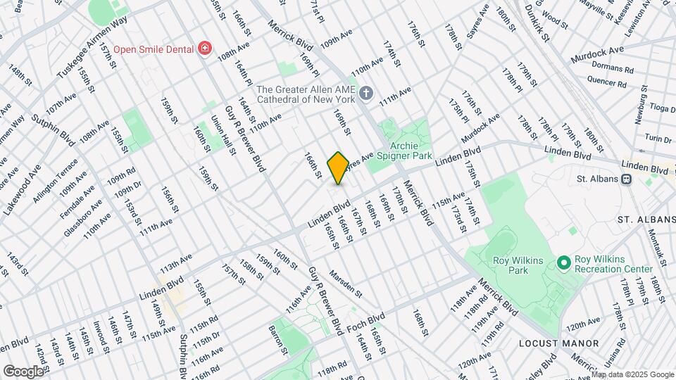 Allen AME Senior Housing Mapa y Detalles de la Ubicación