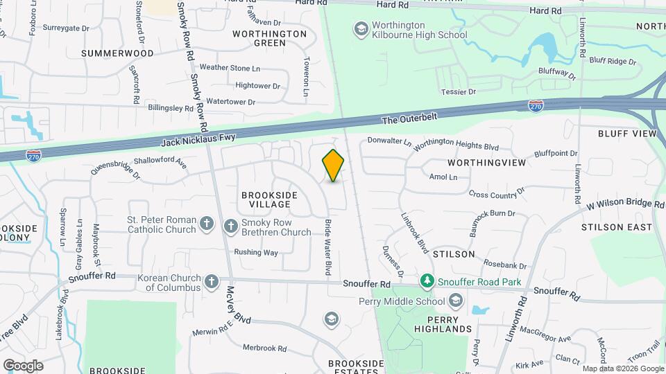 7326 Bride Water Blvd Mapa y Detalles de la Ubicación