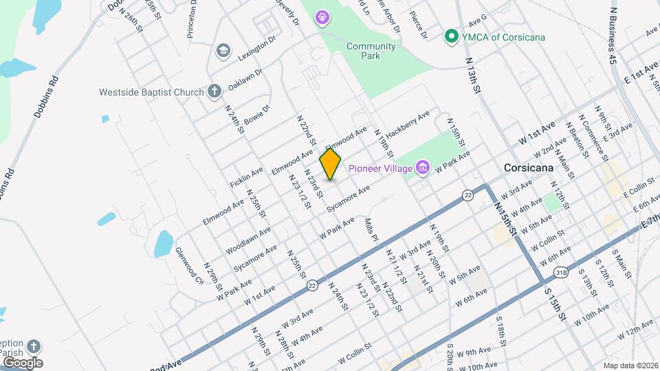 1306 Liveoak Ave Map and Location Details
