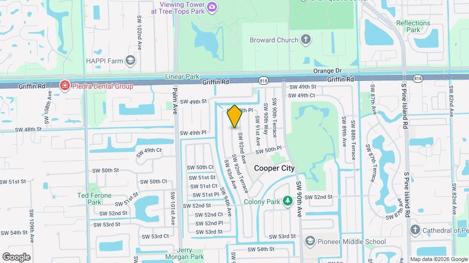 4998 SW 92nd Terrace Map and Location Details