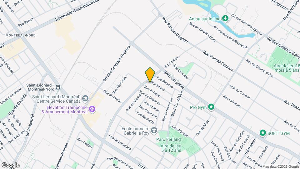 9130 Nobel Rue Map and Location Details