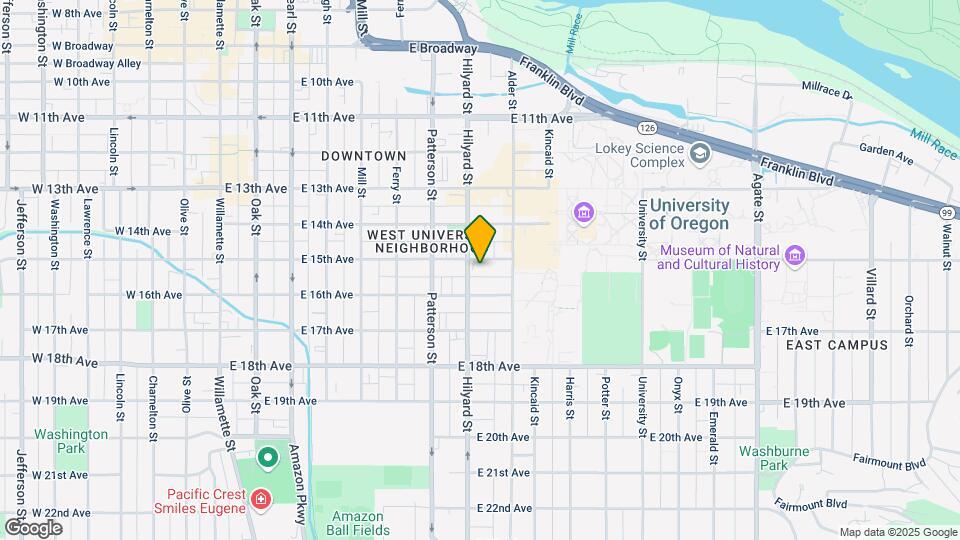 1515 Hilyard St Map and Location Details