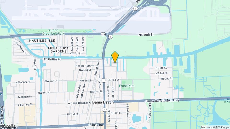 305 NE 2nd Ave Map and Location Details