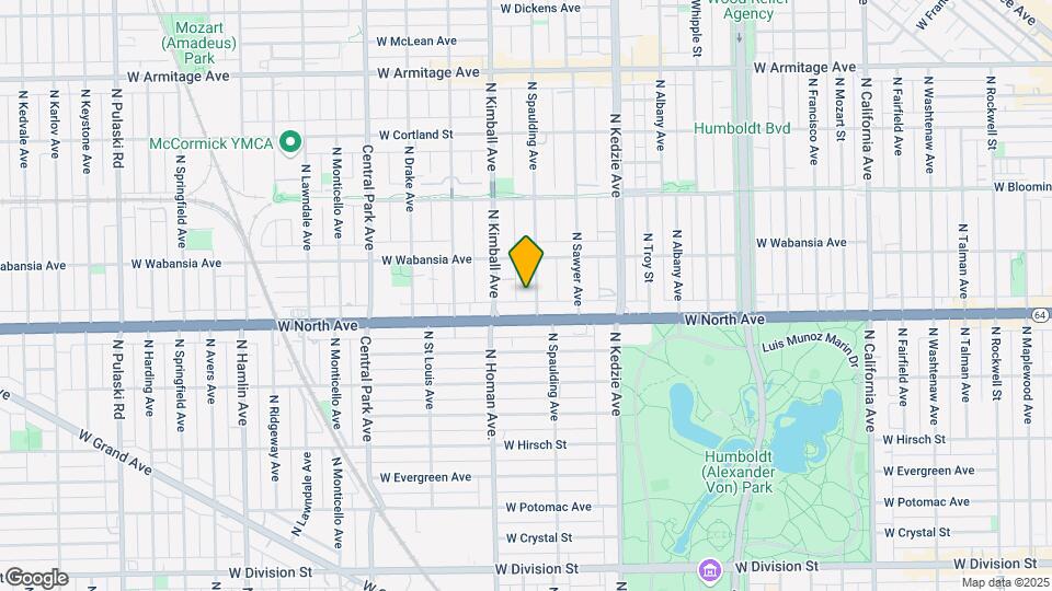 1620 N Spaulding Ave Map and Location Details