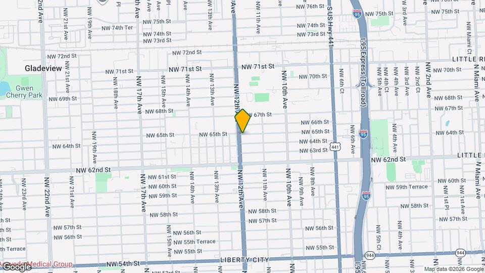 1190 NW 65th St Map and Location Details