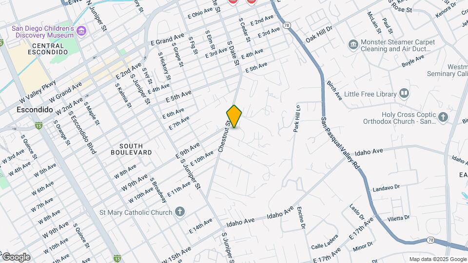 908 Park Hill Dr Mapa y Detalles de la Ubicación