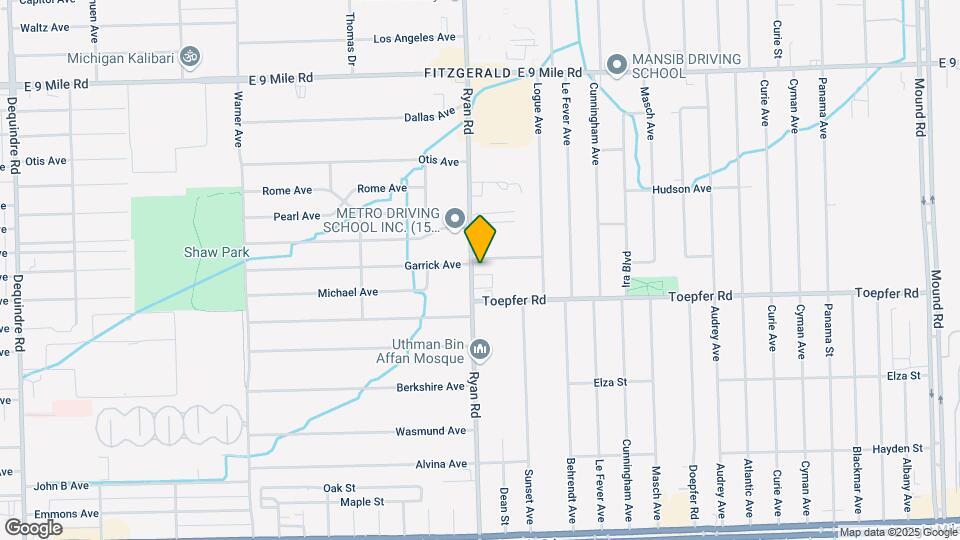 21770 RYAN Rd Map and Location Details