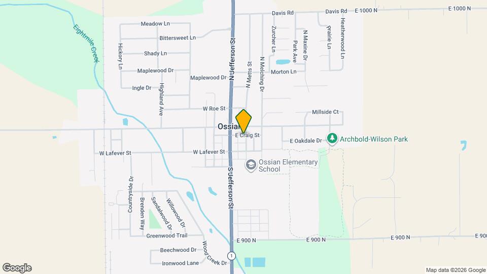 102 S Metts St Map and Location Details