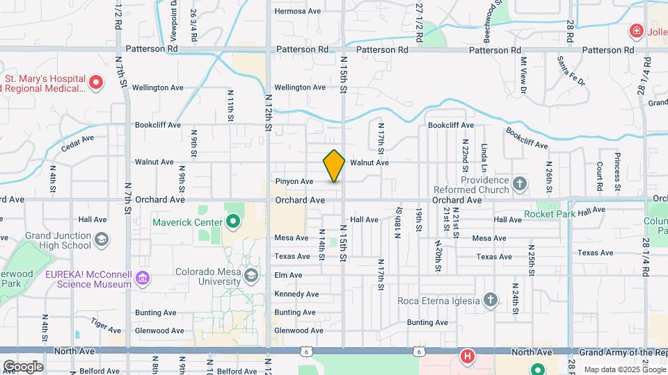 1451 Pinyon Ave Map and Location Details