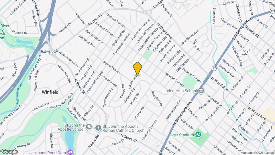 327 Edgewood Rd Map and Location Details