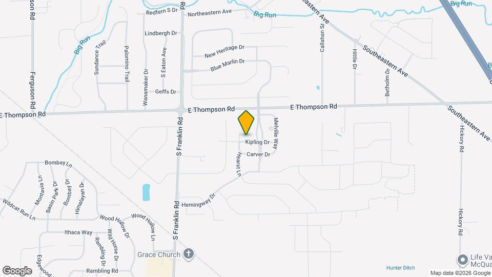 8732 Kipling Dr Map and Location Details