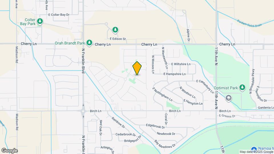 7626 E Iroquois St Map and Location Details