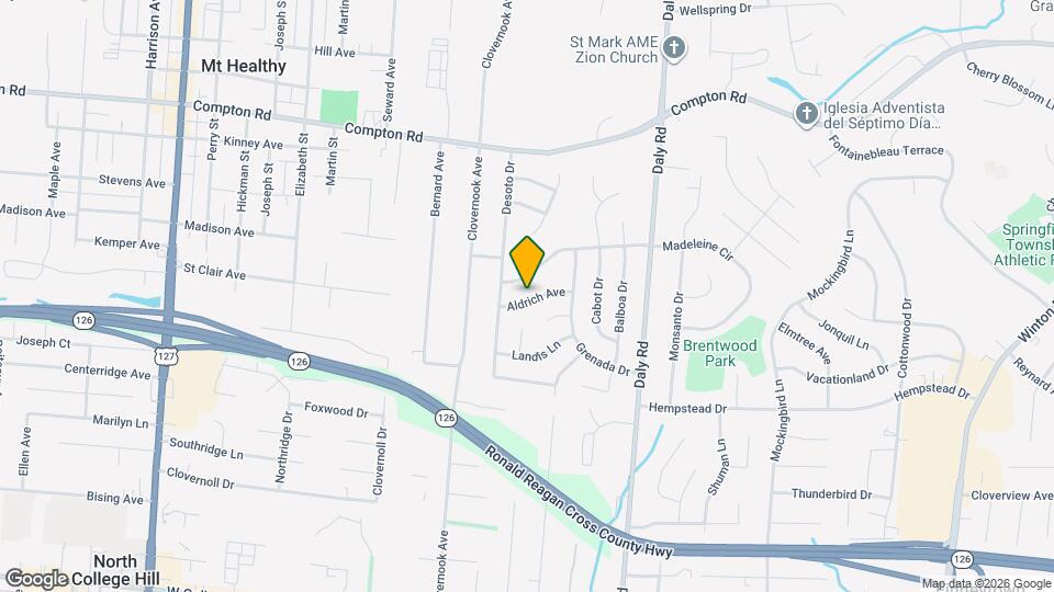 1304 Aldrich Ave Mapa y Detalles de la Ubicación