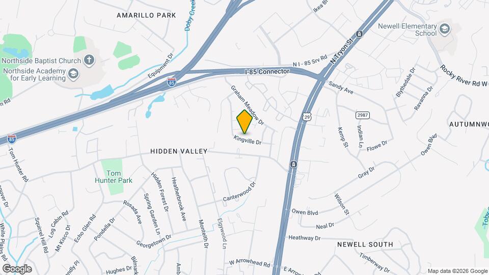 404 Kingville Dr Mapa y Detalles de la Ubicación