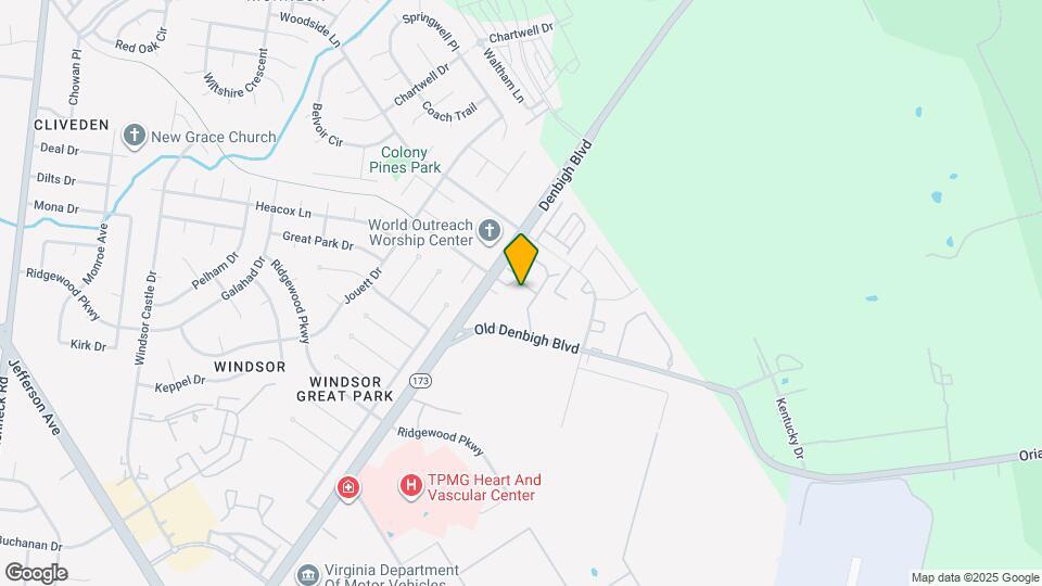 1102 Palmerton Dr Mapa y Detalles de la Ubicación