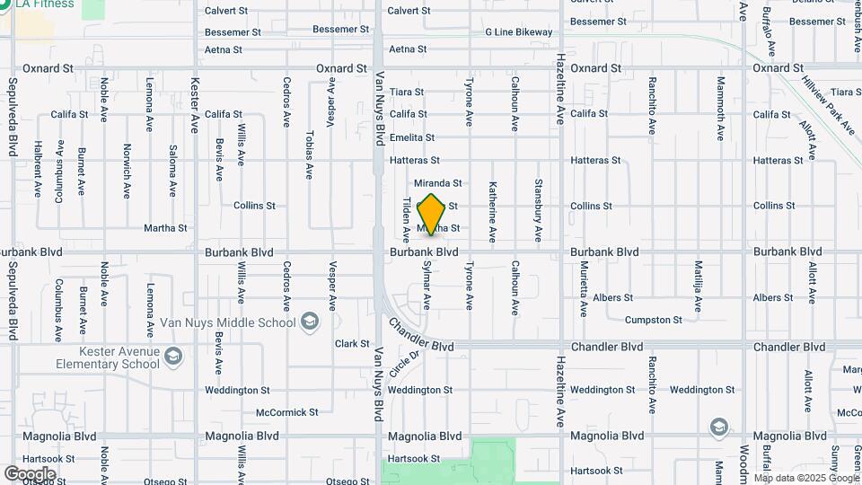 Burbank Boulevard Map and Location Details