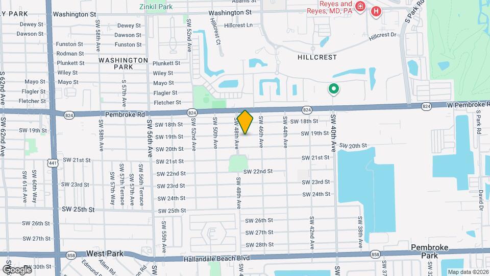 4680 SW 19th St Map and Location Details