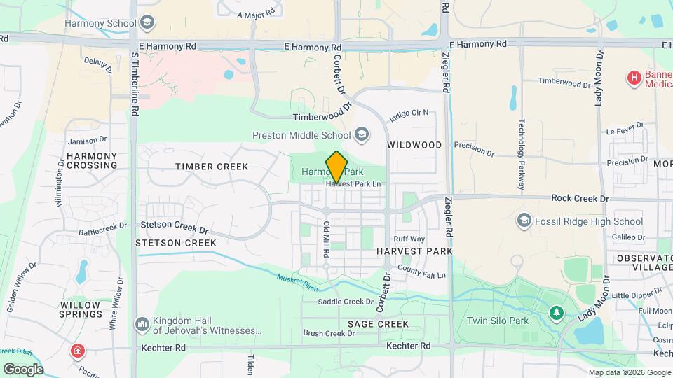 2715 Harvest Park Ln Map and Location Details