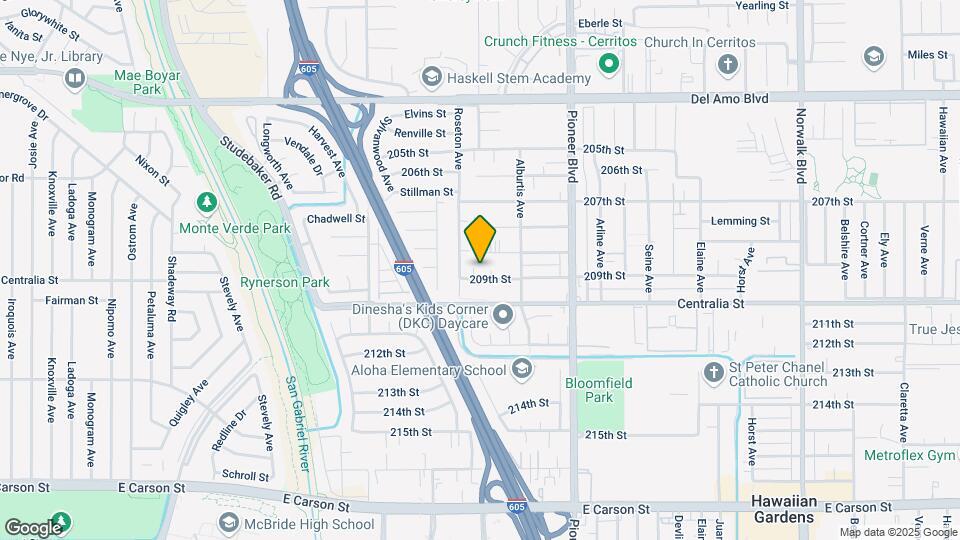 11611 209th St Map and Location Details