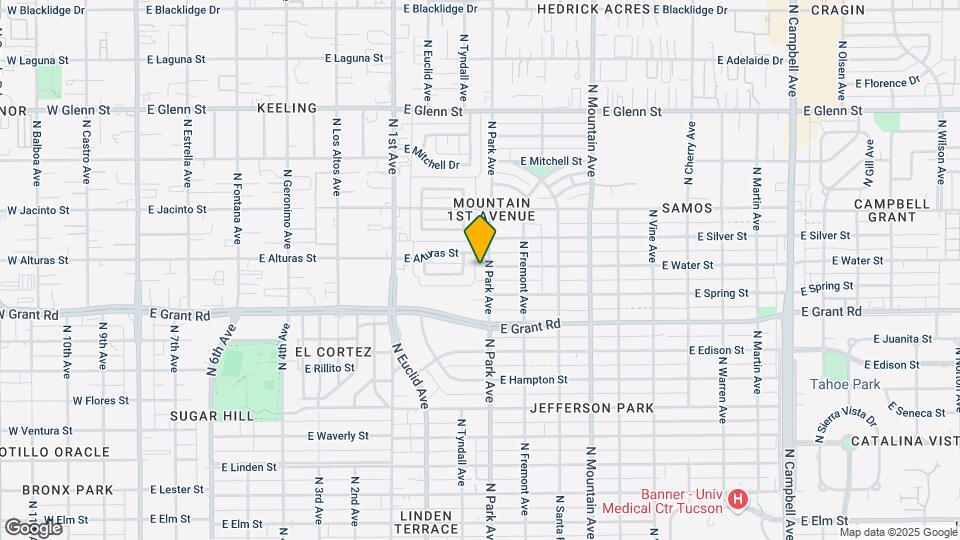 Park Vista Apartments - 2497 N. Park Ave Map and Location Details