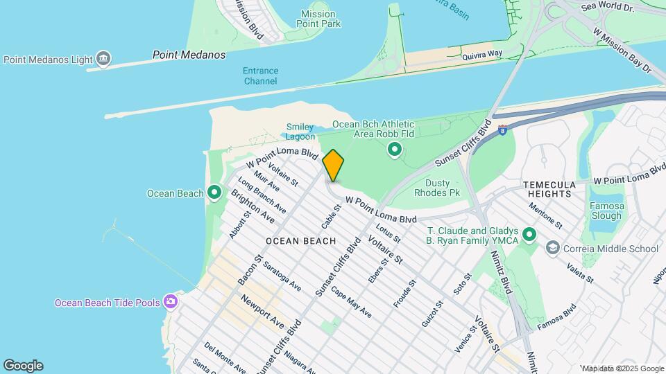 4954 W Point Loma Blvd Map and Location Details