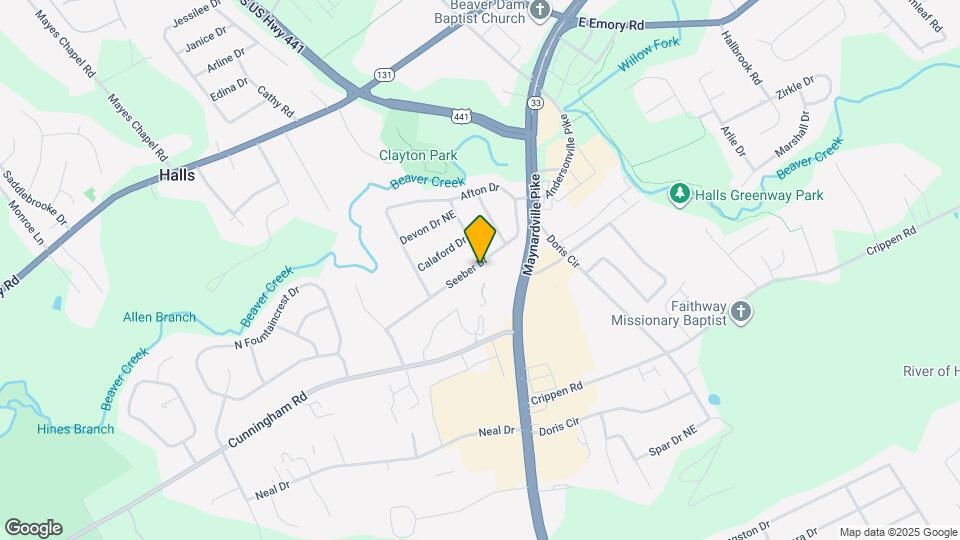 3820 Seeber Dr Map and Location Details