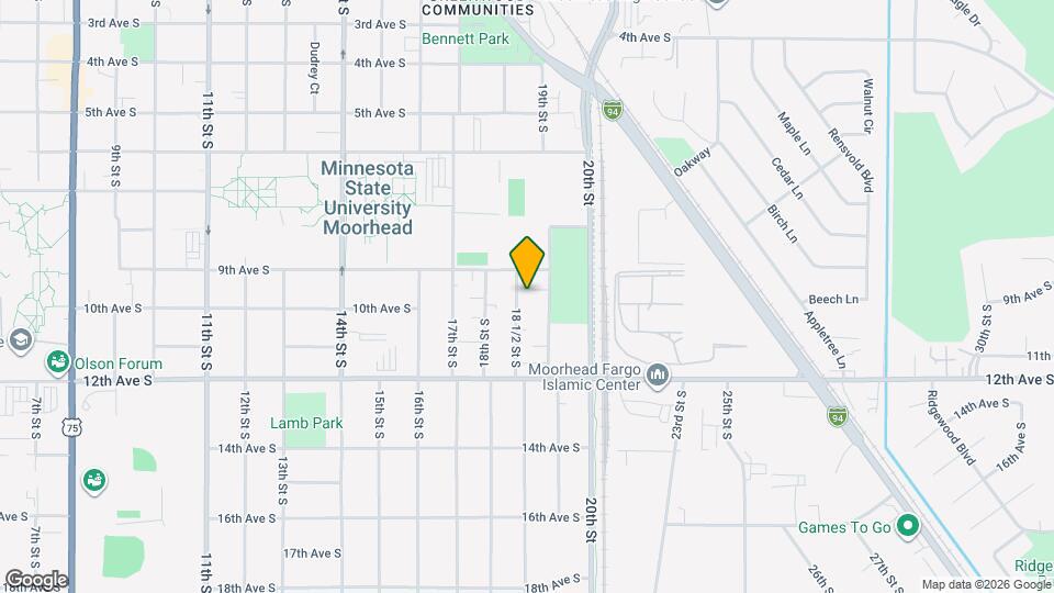 912-18 1/2 18 1/2 St S Map and Location Details