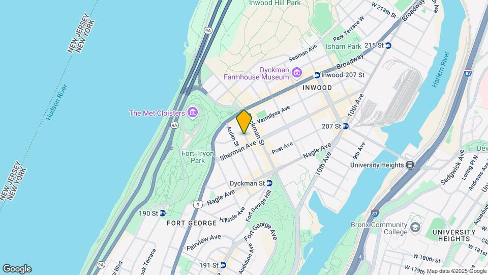 68-76 Thayer St Map and Location Details