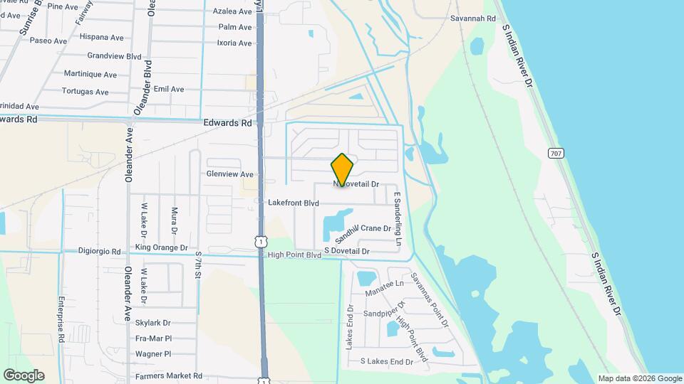 1739 N Dovetail Dr Map and Location Details