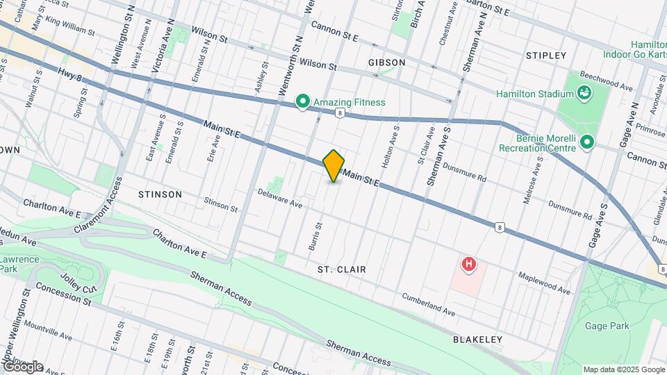 92 Burris St Map and Location Details