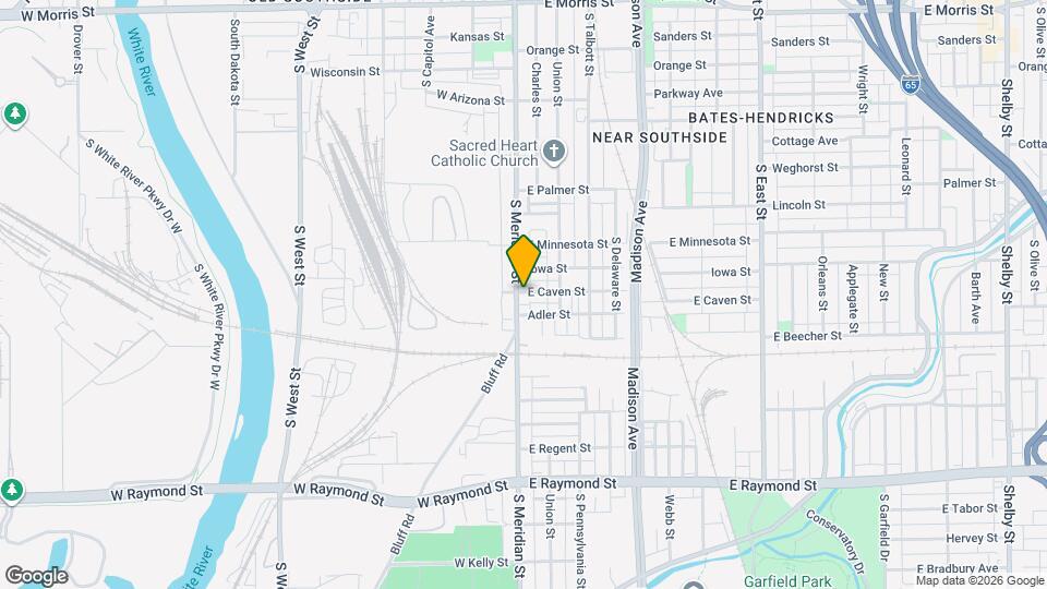 1801 S Meridian St, Unit 1801 Map and Location Details