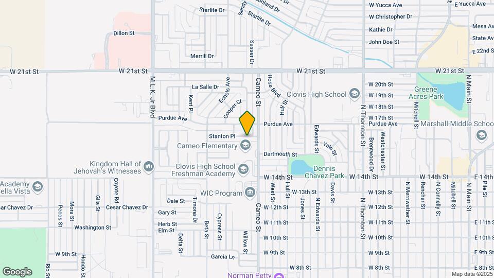 809 Stanton Pl Map and Location Details