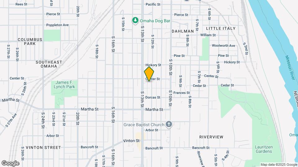 1912 S 12th St Map and Location Details