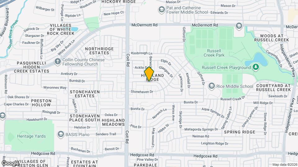 3904 Evesham Dr Map and Location Details