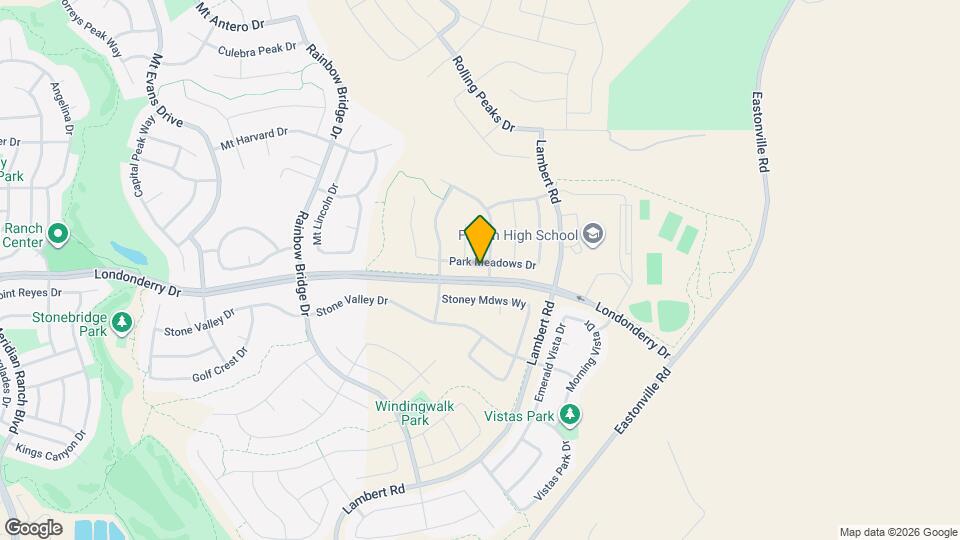 13485 Park Meadows Dr Map and Location Details