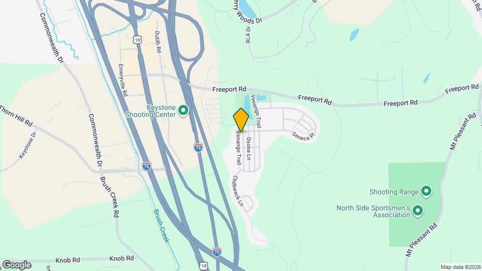 290 Venango Trail Map and Location Details