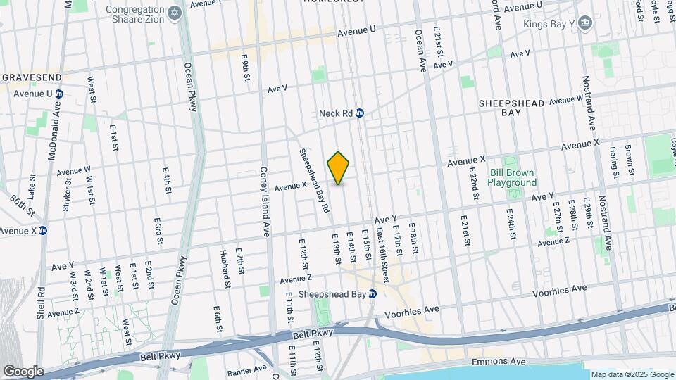 2416 E 14th St Map and Location Details