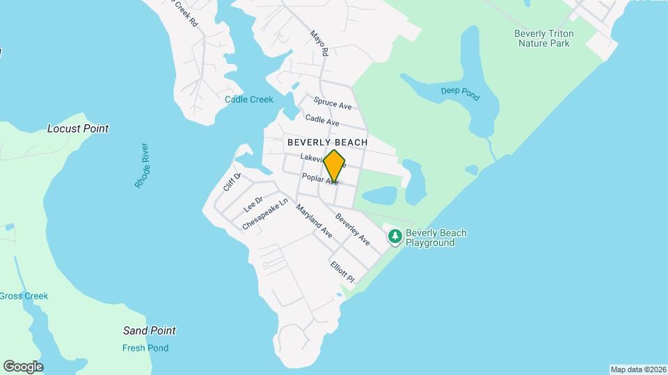 213 Poplar Ave Map and Location Details