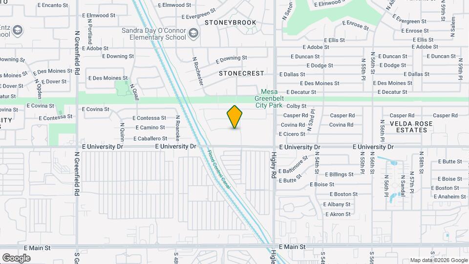 5033 E Covina St Mapa y Detalles de la Ubicación