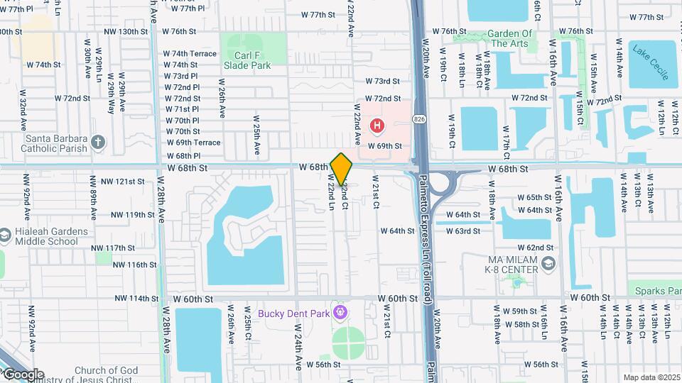 6652 W 22nd Ct Mapa y Detalles de la Ubicación
