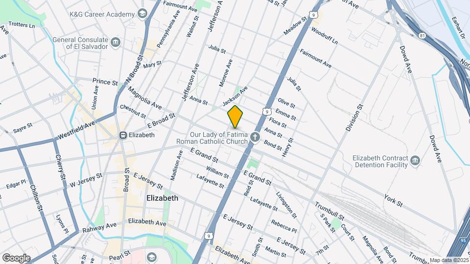 1032-1034 Bond St-Unit -3 Map and Location Details