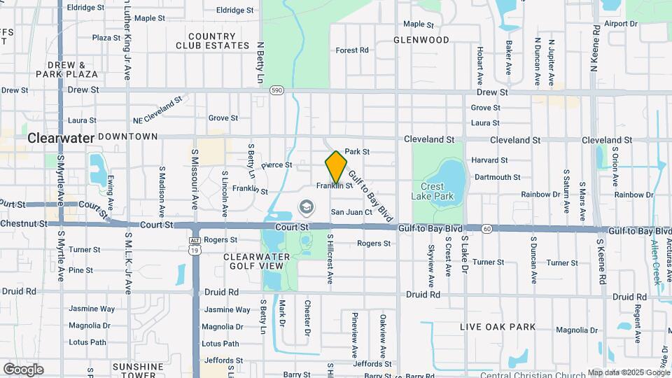 1409 Franklin St Map and Location Details