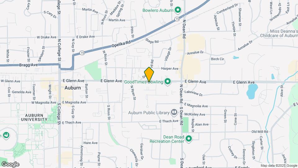 622 E Glenn Ave Map and Location Details