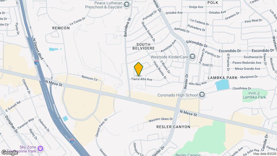 7316 Clemente Ave Map and Location Details