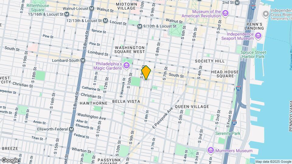 704 S Darien St Map and Location Details